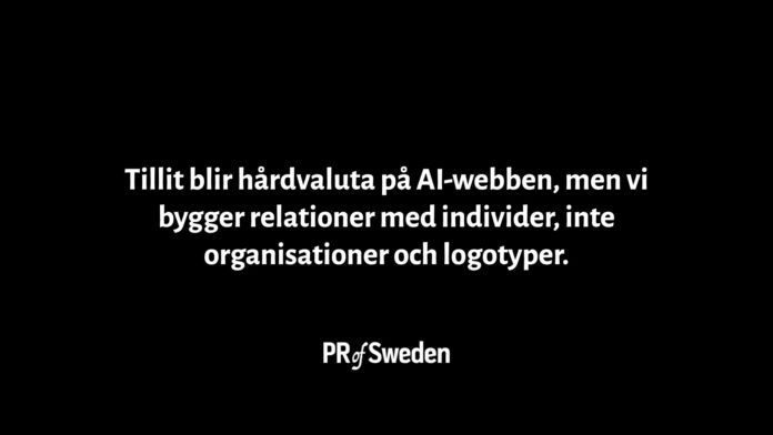 AI-klon - PR-bloggen - PR of Sweden